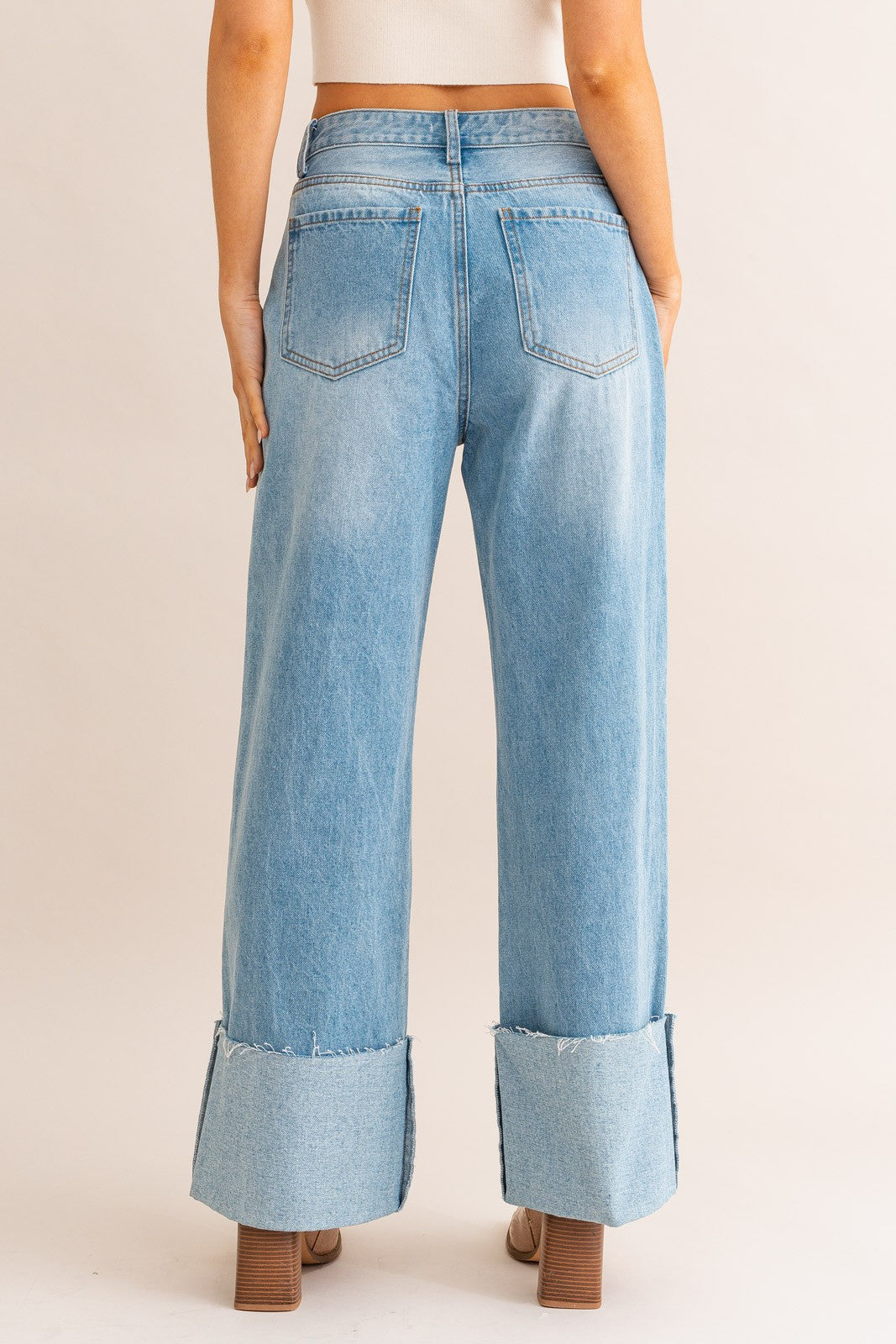 Cuffed Jeans