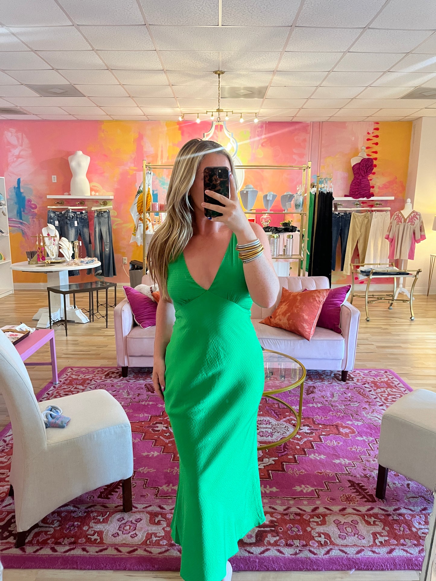 Green Goddess Dress