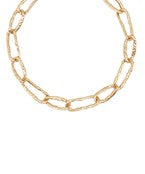 Hammered Gold Necklace