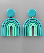 Blue Rainbow Earrings